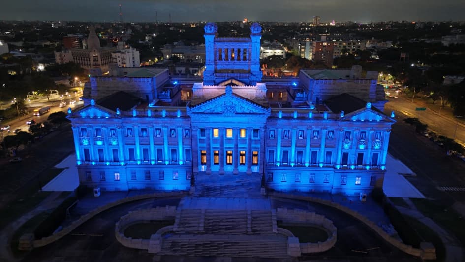 Palacio Legislativo, Montevideo.